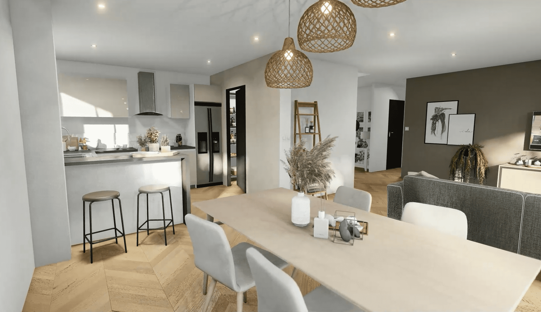 Maison neuve 81m² - 3 chambres - Saint-marcel